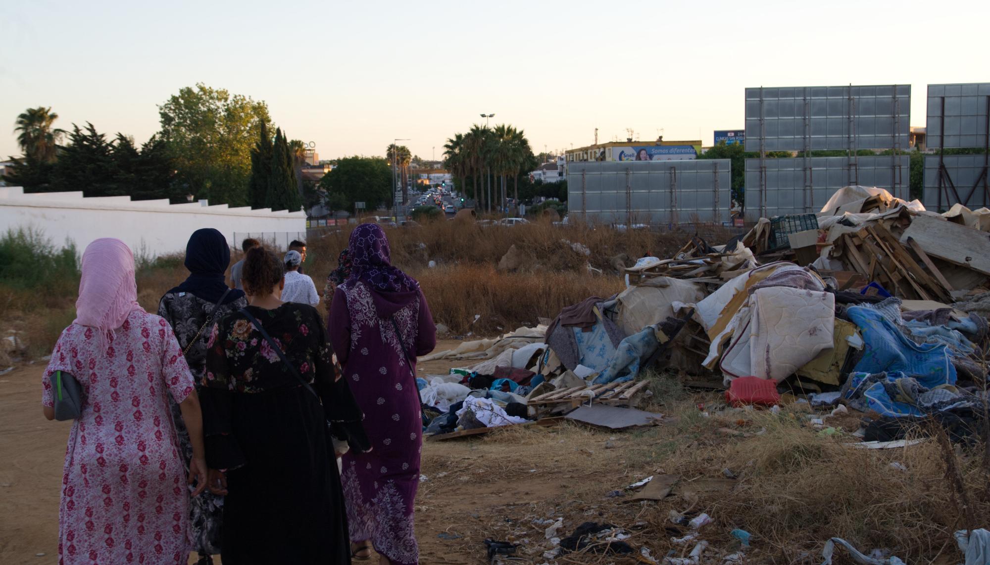 Asentamiento temporeros desmantelamiento 01